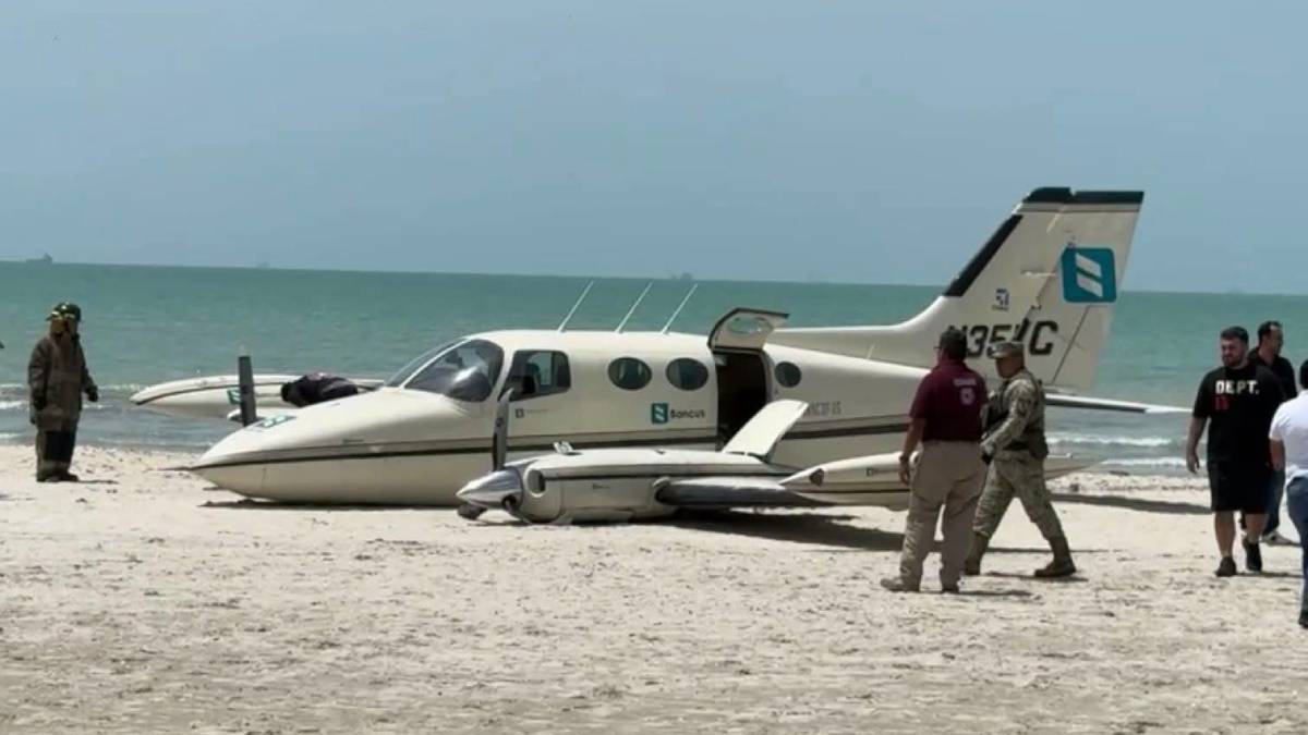 Aeronave con pasajeros presuntamente de Culiacán, aterriza de emergencia en Ciudad del Carmen, Campeche