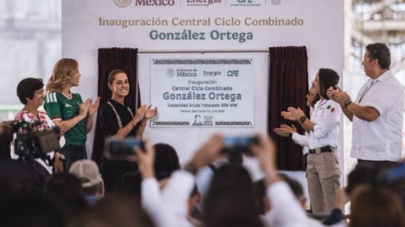 Claudia Sheinbaum inaugura planta de ciclo combinado en Mexicali
