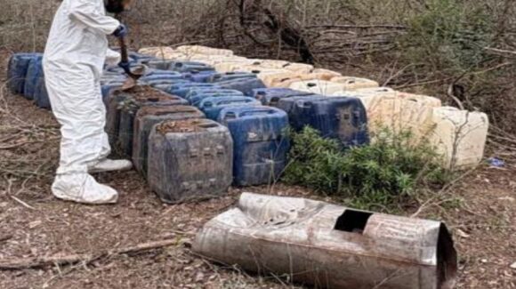 Militares dan ‘golpe’ de 71 mdp a la delincuencia organizada con destrucción de laboratorios para droga en Cosalá, Sinaloa