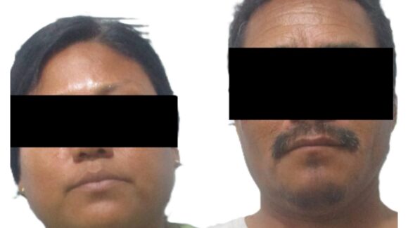 Detienen a hombre y mujer por portación de arma de fuego en San Miguel Zapotitlán, Ahome, Sinaloa