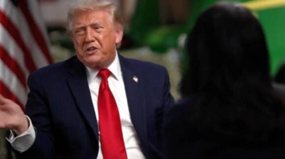 Donald Trump interrumpe entrevista con NBC tras reclamos sobre fraude electoral