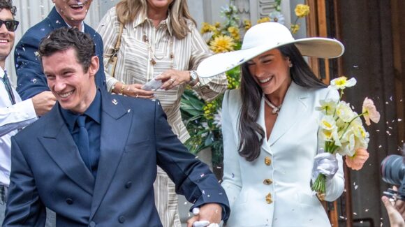 De conocerse leyendo el mismo libro a casarse: Dua Lipa y Callum Turner contraen matrimonio civil en Londres