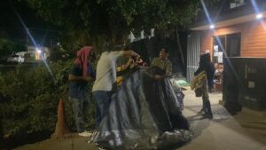 Durante la madrugada, toman usuarios la CFE en Guasave, impiden acceso y salida a cortes de energía