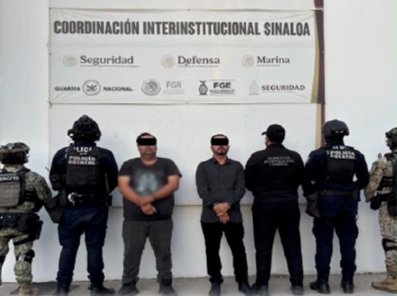 Ejército detiene a dos hombres con un arma y un vehículo en Culiacán, Sinaloa