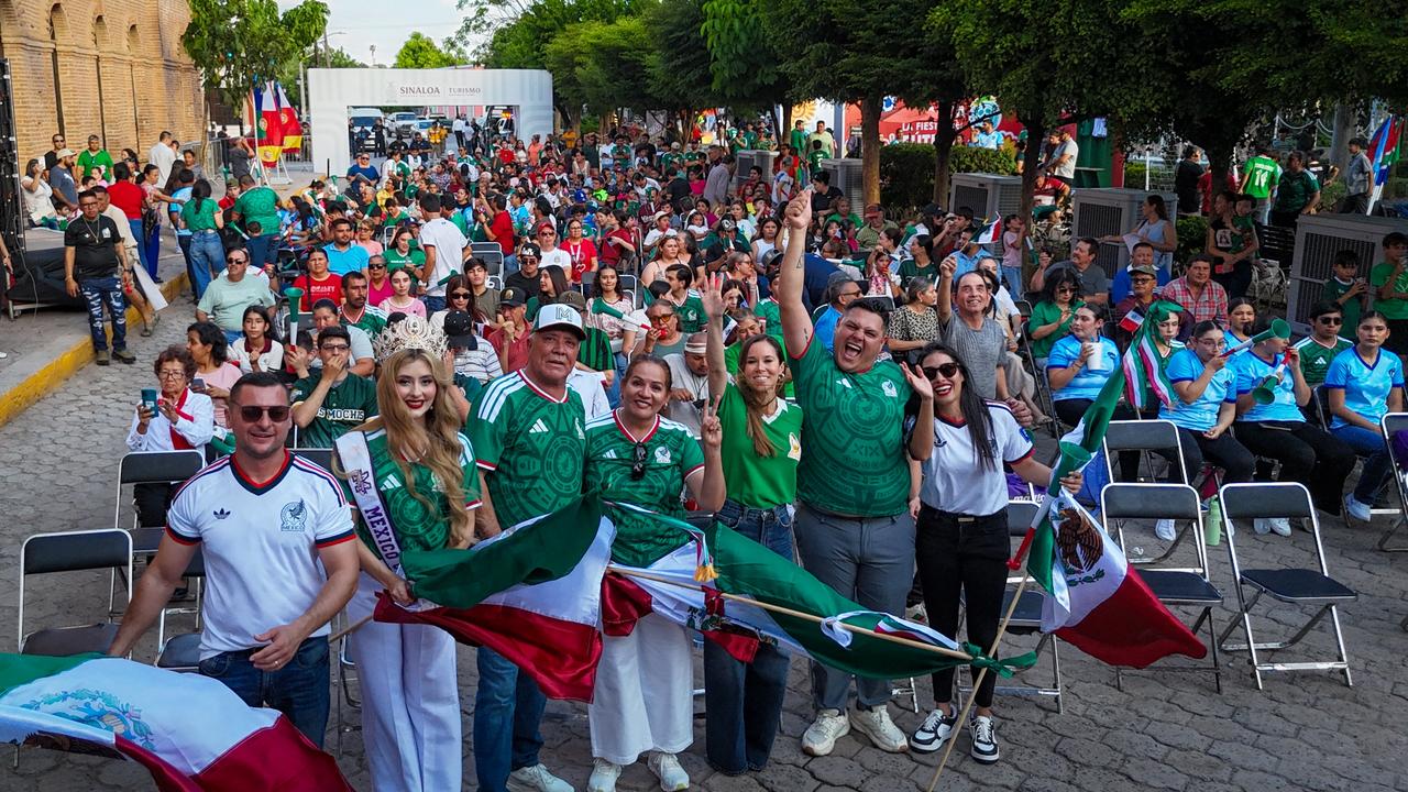 El Fuerte se puso mundialistas, vive la gran Fiesta del Fútbol junto a familias, visitantes y aficionados