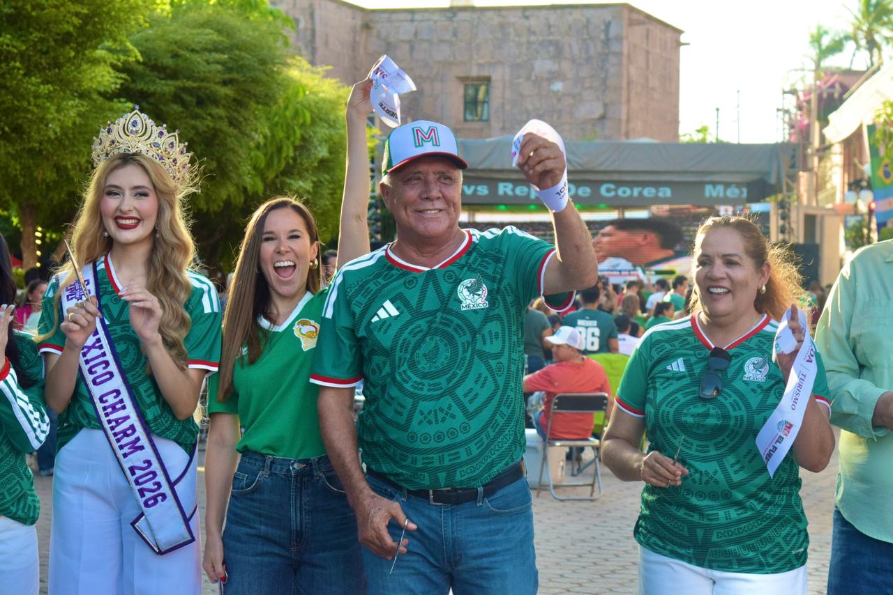 El Fuerte se puso mundialistas, vive la gran Fiesta del Fútbol junto a familias, visitantes y aficionados