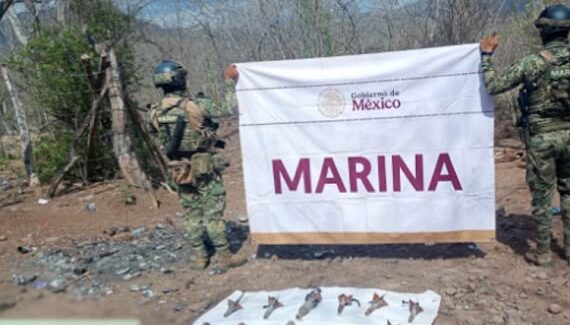 Eliminan amenaza en Elota, Sinaloa; Marina localiza y destruye 11 explosivos improvisados en Acatitán
