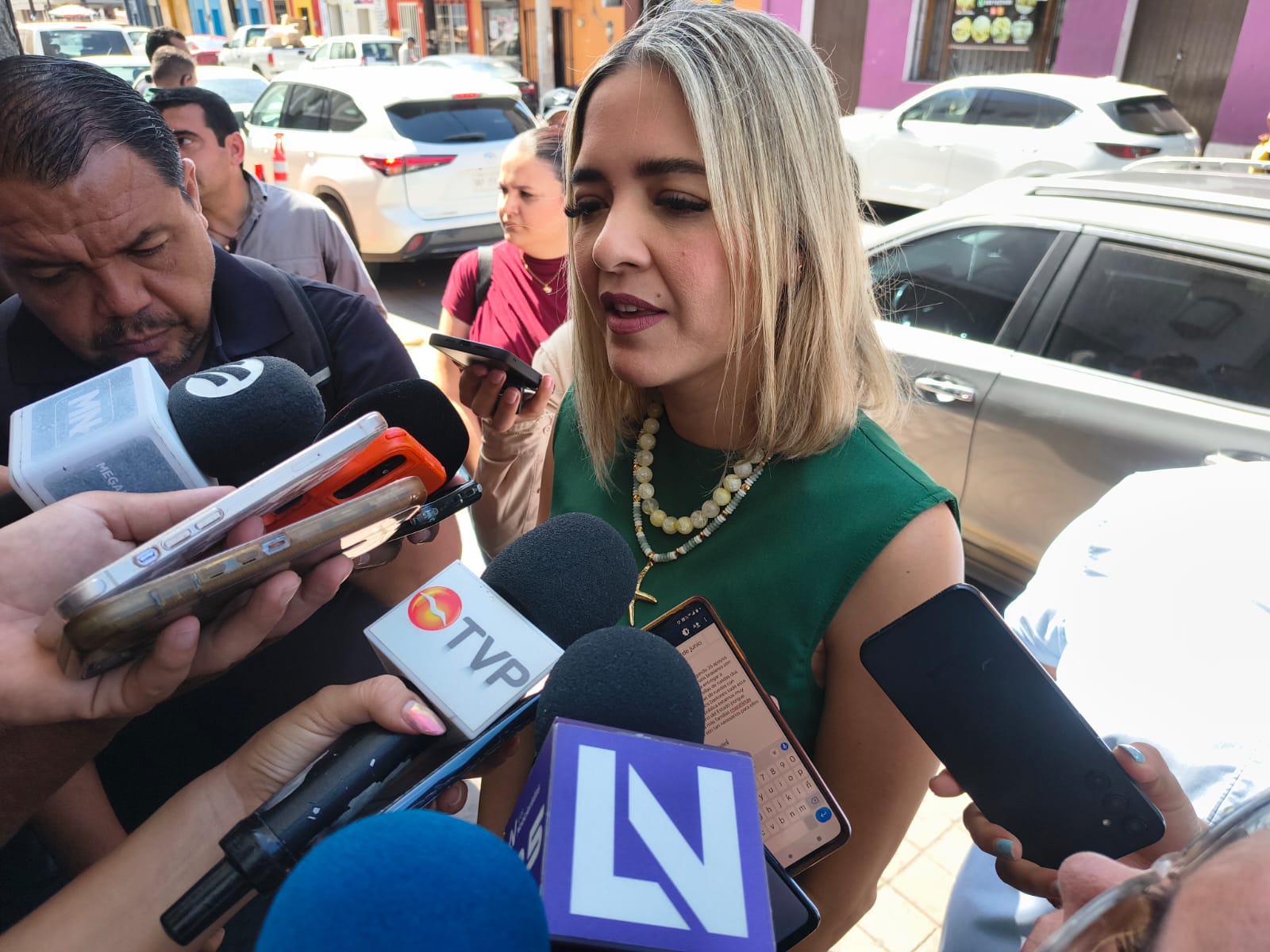 Estrella Palacios Dominguez, alcaldesa de Mazatlán en entrevista
