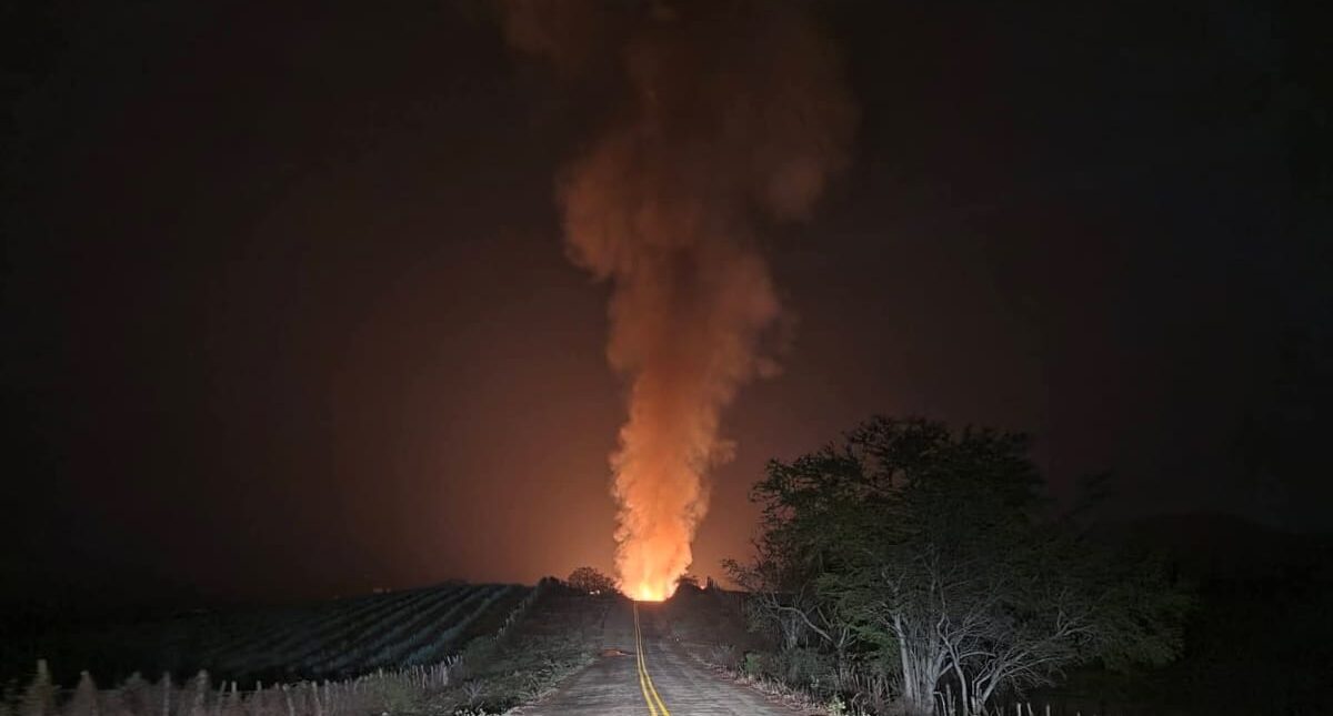 Incendio en fábrica de Mazatlán