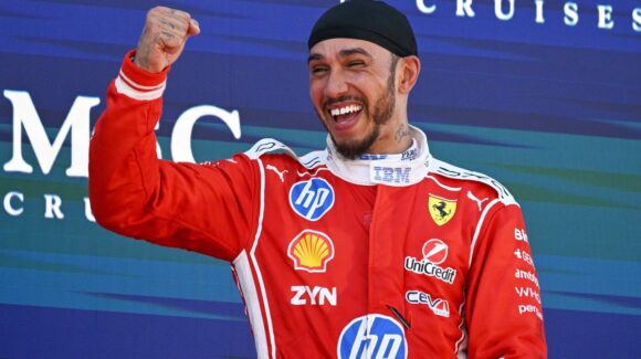Lewis Hamilton logra primera victoria con Ferrari en la Formula 1