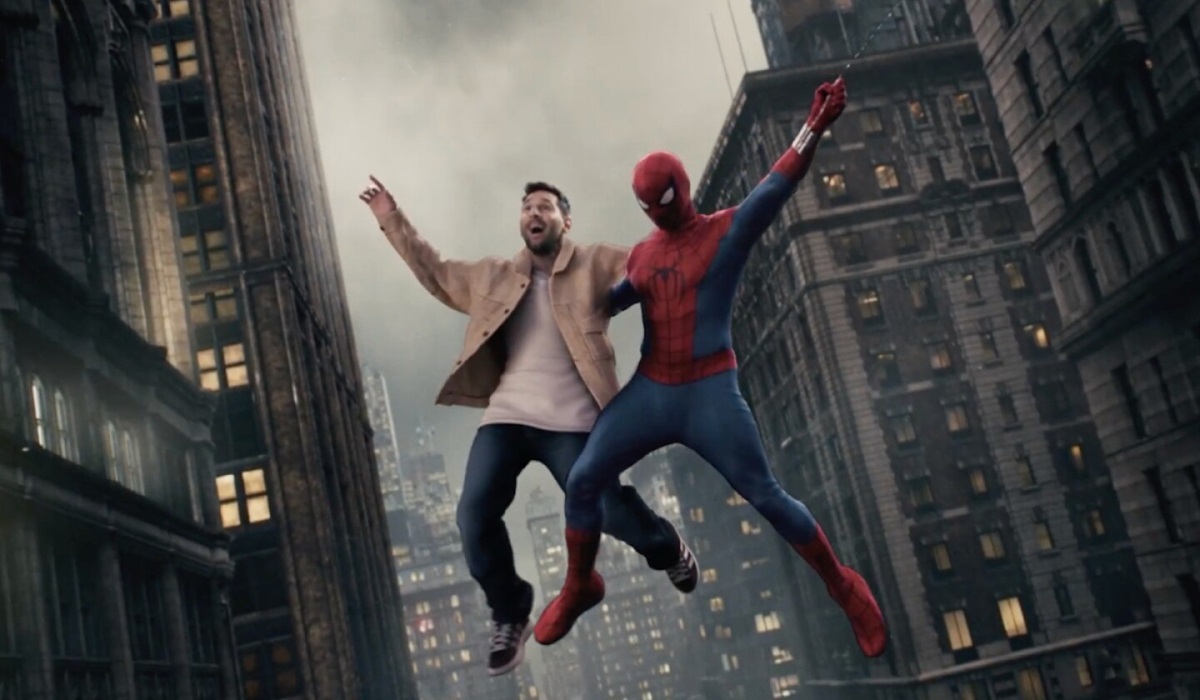 Lionel Messi y Tom Holland