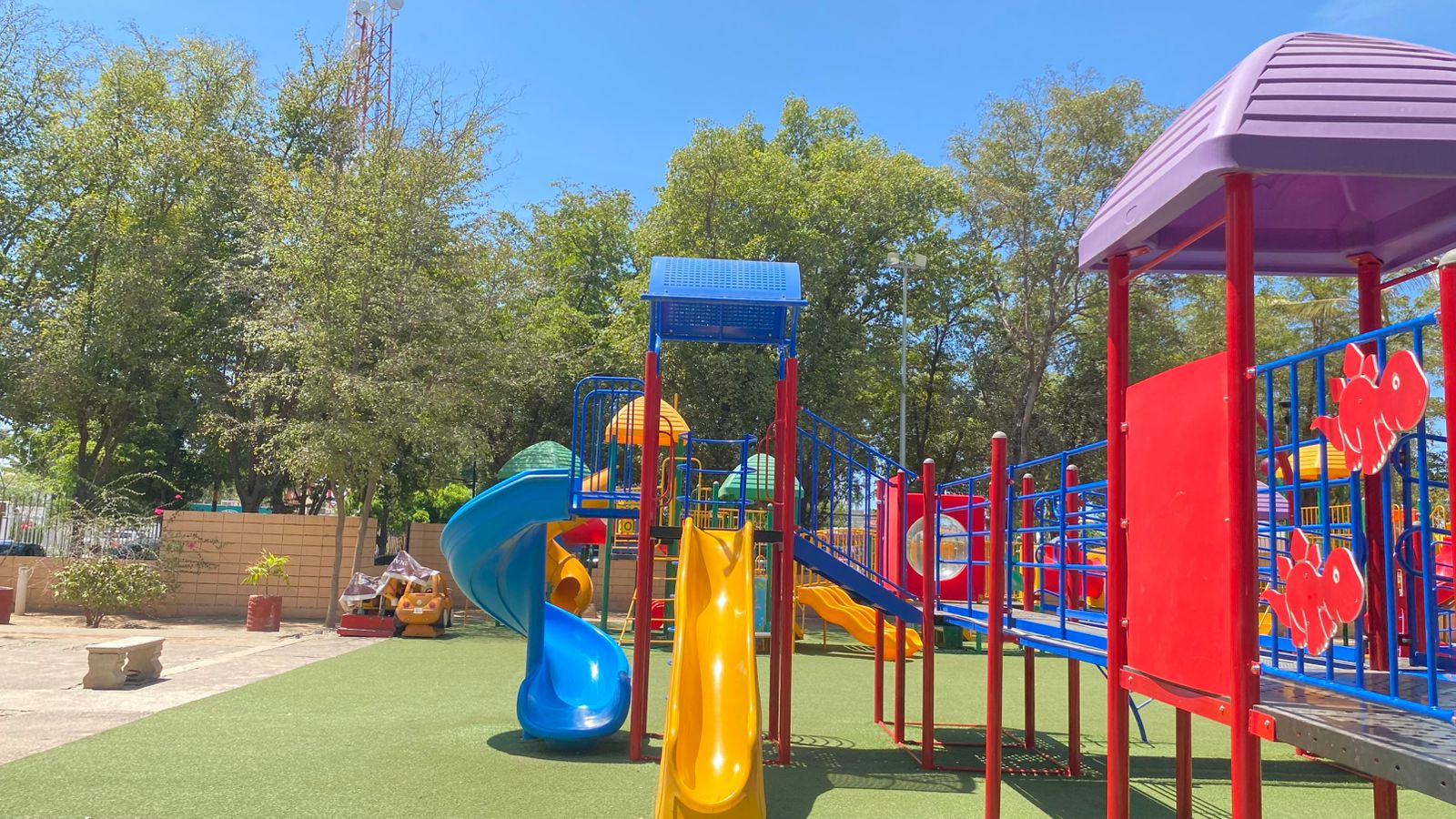 Parque Villafañe en Guasave; este viernes 26 de junio regresan el chapoteadero, trenecito y juegos recreativos