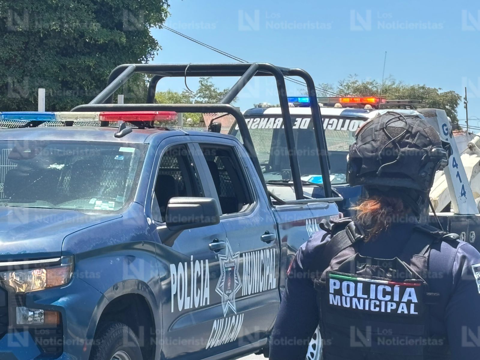 Policías municipales en operativos en Culiacán