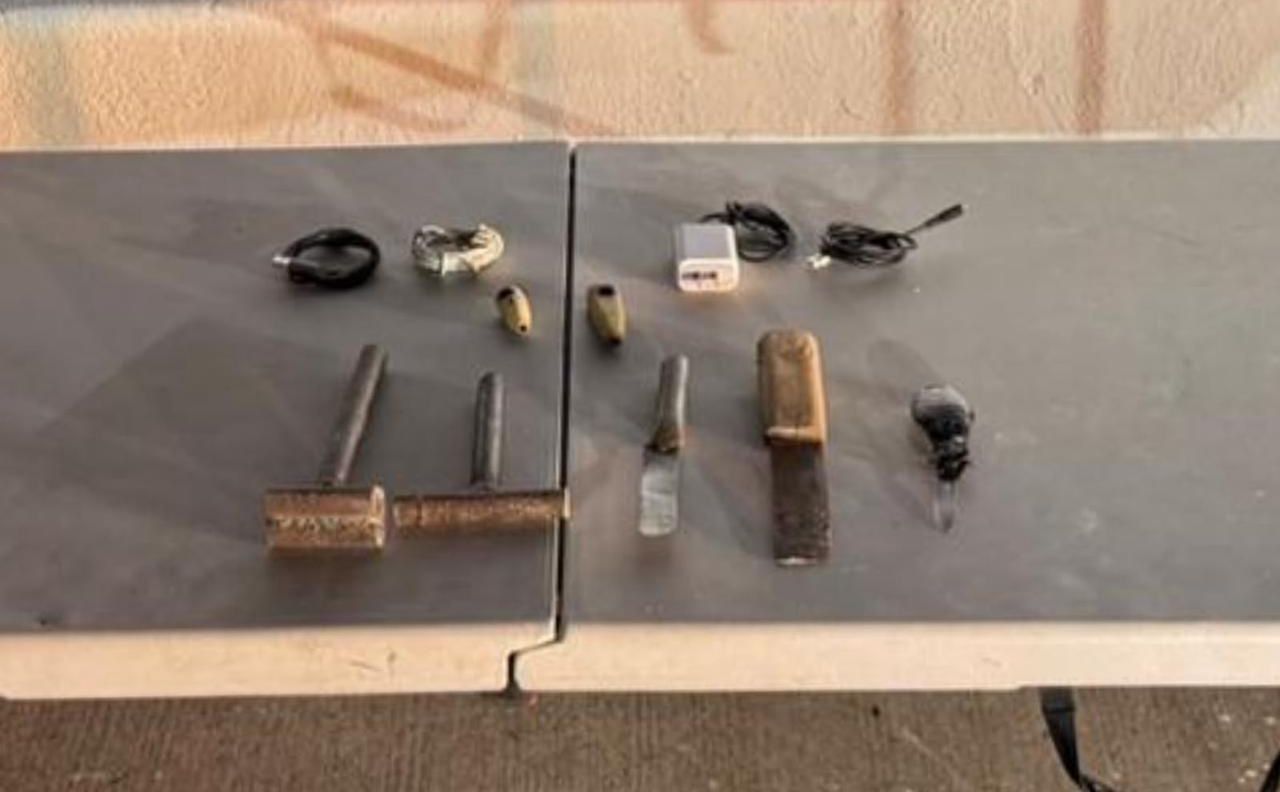 Puntas y Martillos encuentran en esculque en el Penal de Culiacán