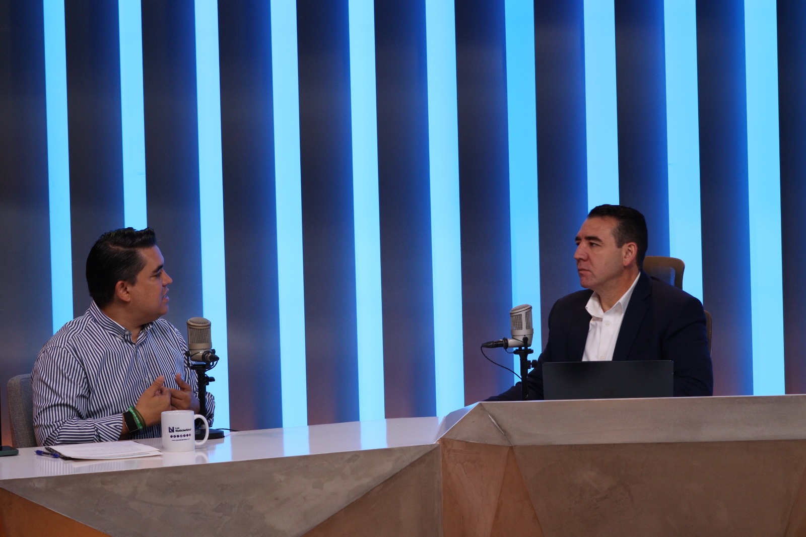 Ricardo Madrid en entrevista en Los Noticieristas