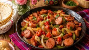 Salchichas a la mexicana