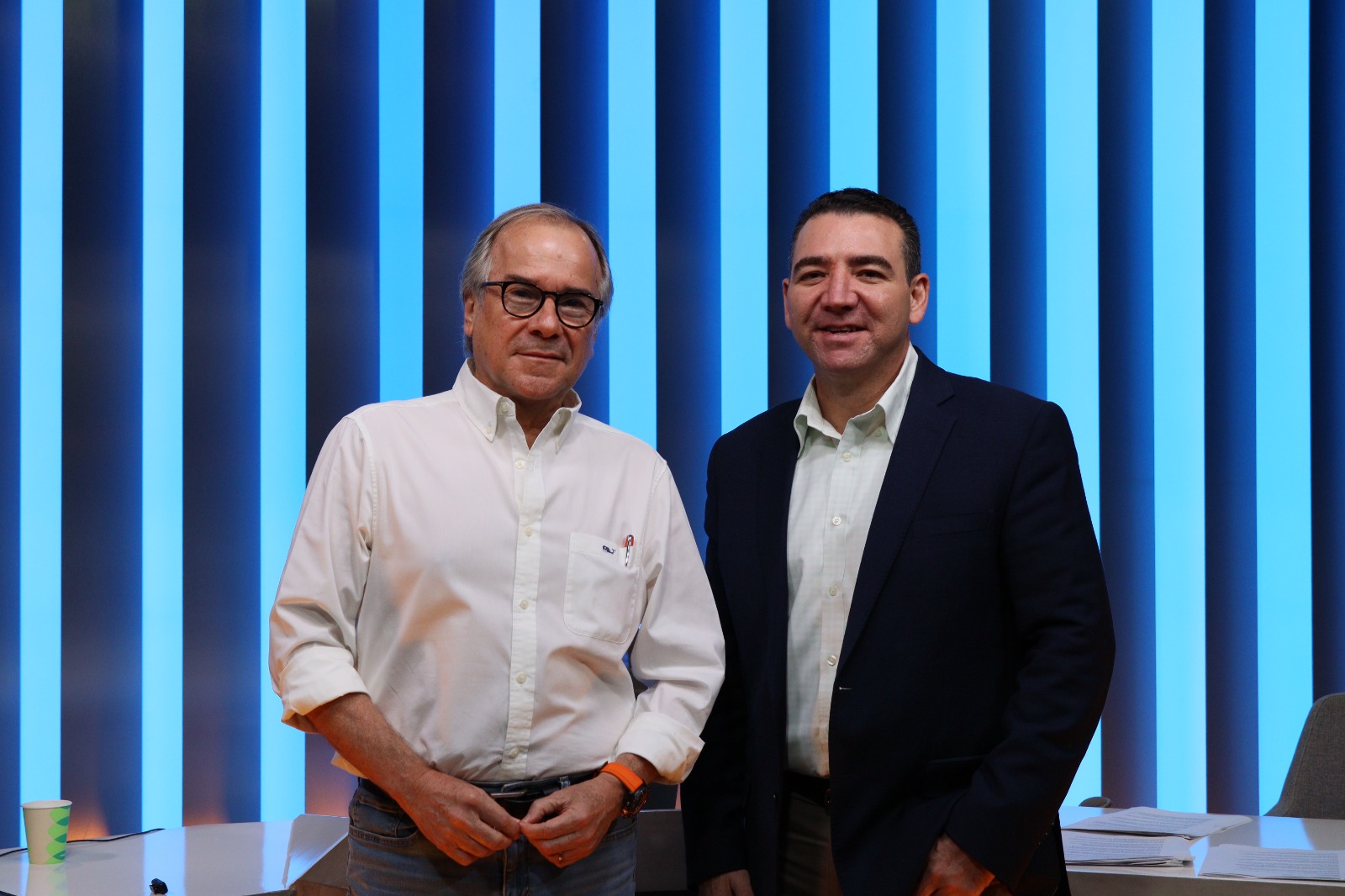Sergio Esquer Peiro en entrevista en Los Noticieristas