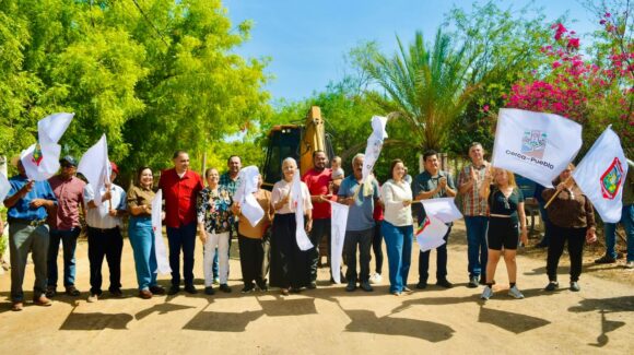 Tras décadas de espera, inician obras de drenaje sanitario en Guamúchil
