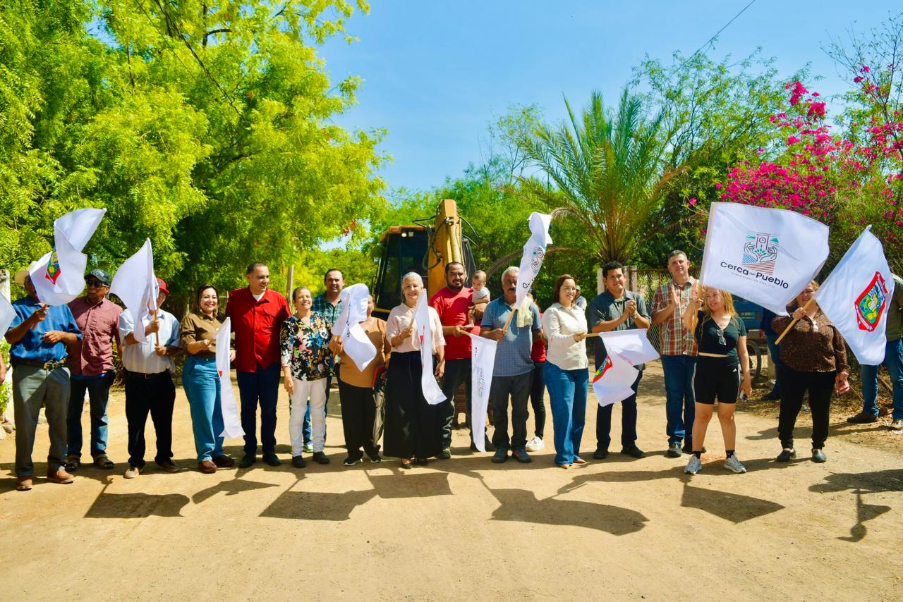 Tras décadas de espera, inician obras de drenaje sanitario en Guamúchil