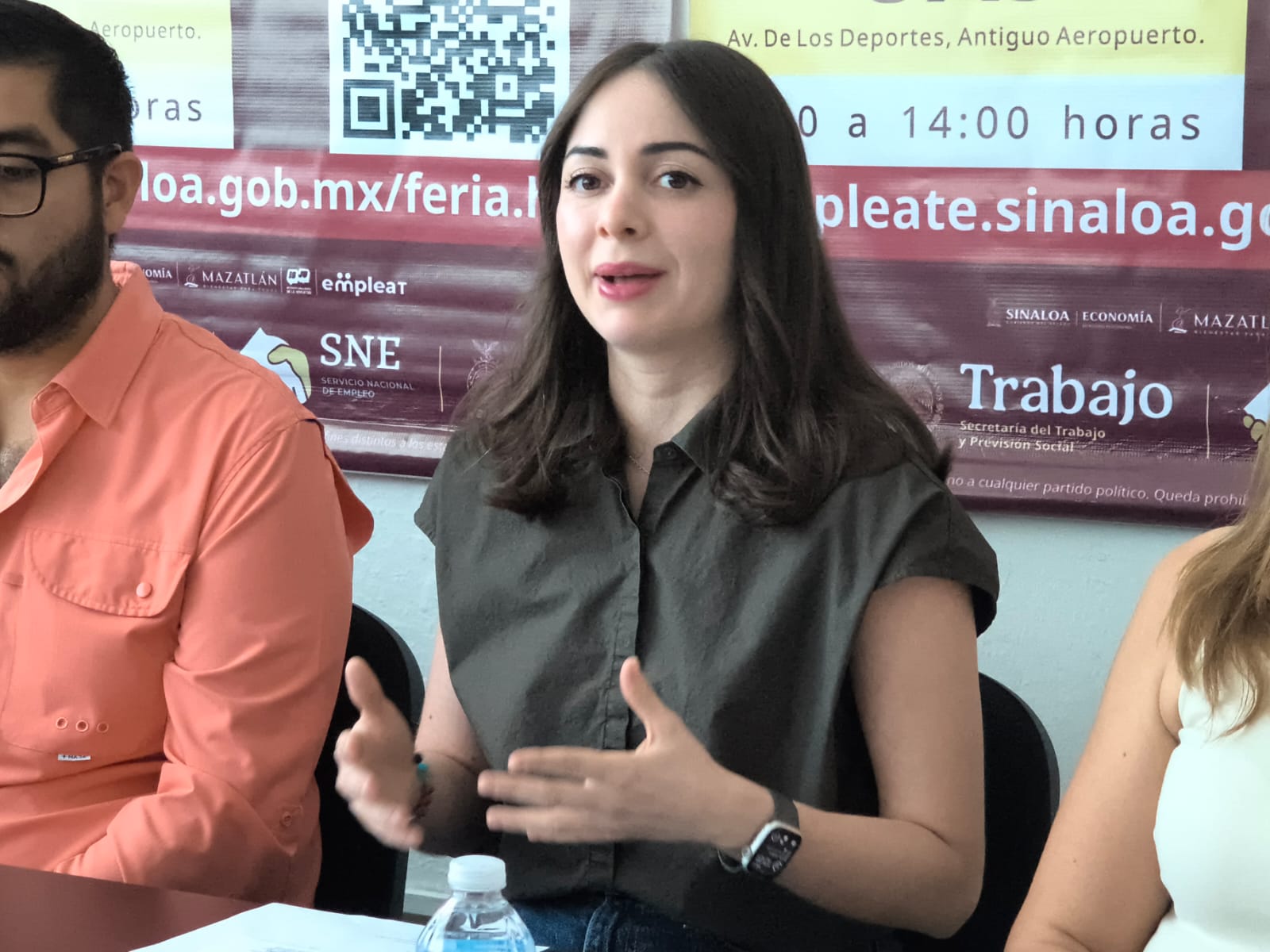 Abril Estefanía Vega Araiza, titular del Servicio Nacional del Empleo en Sinaloa