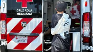 accidente de moto en centro de los mochis cruz roja