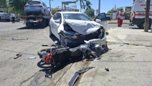 accidente en centro de los mochis sinaloa moto