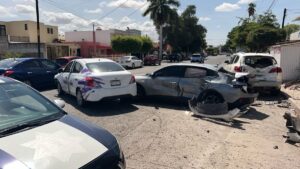 accidente en el centro de los mochis sin