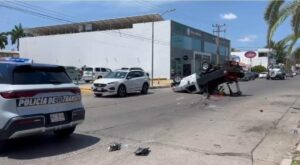 accidente en los mochis calle