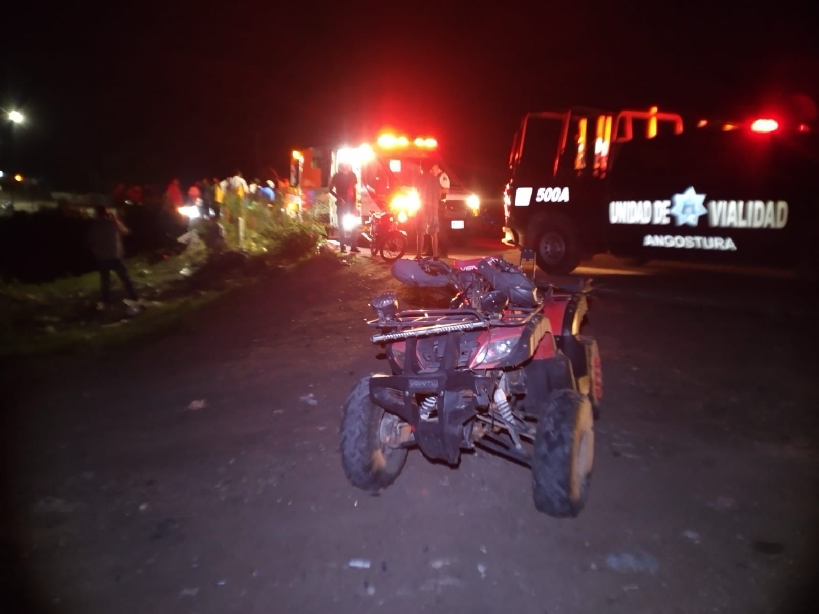 Muere motociclista tras chocar contra una cuatrimoto conducida por un menor en Angostura