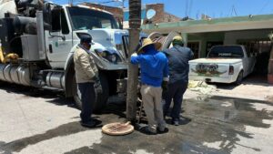 aguas negras en praderas de villa en los mochis drenaje