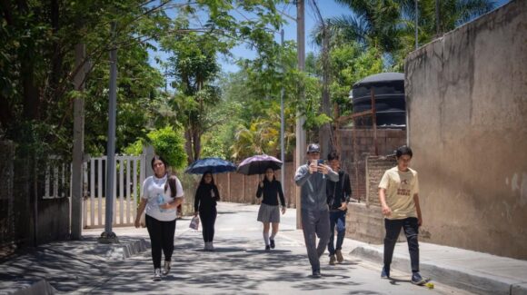 Ana Miriam Ramos inaugura pavimentación en la sindicatura de Imala, Culiacán
