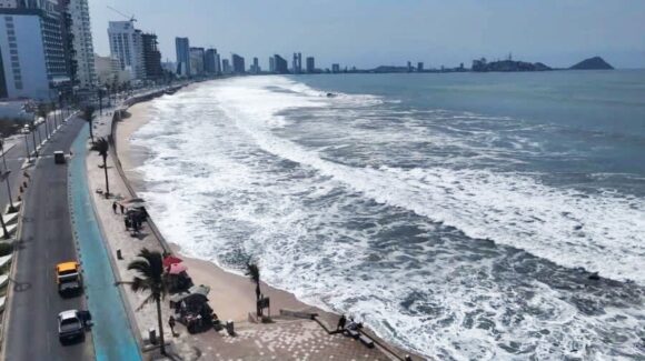 Mar de fondo pone en alerta a nueve estados del Pacífico; se espera oleaje de hasta 3 metros