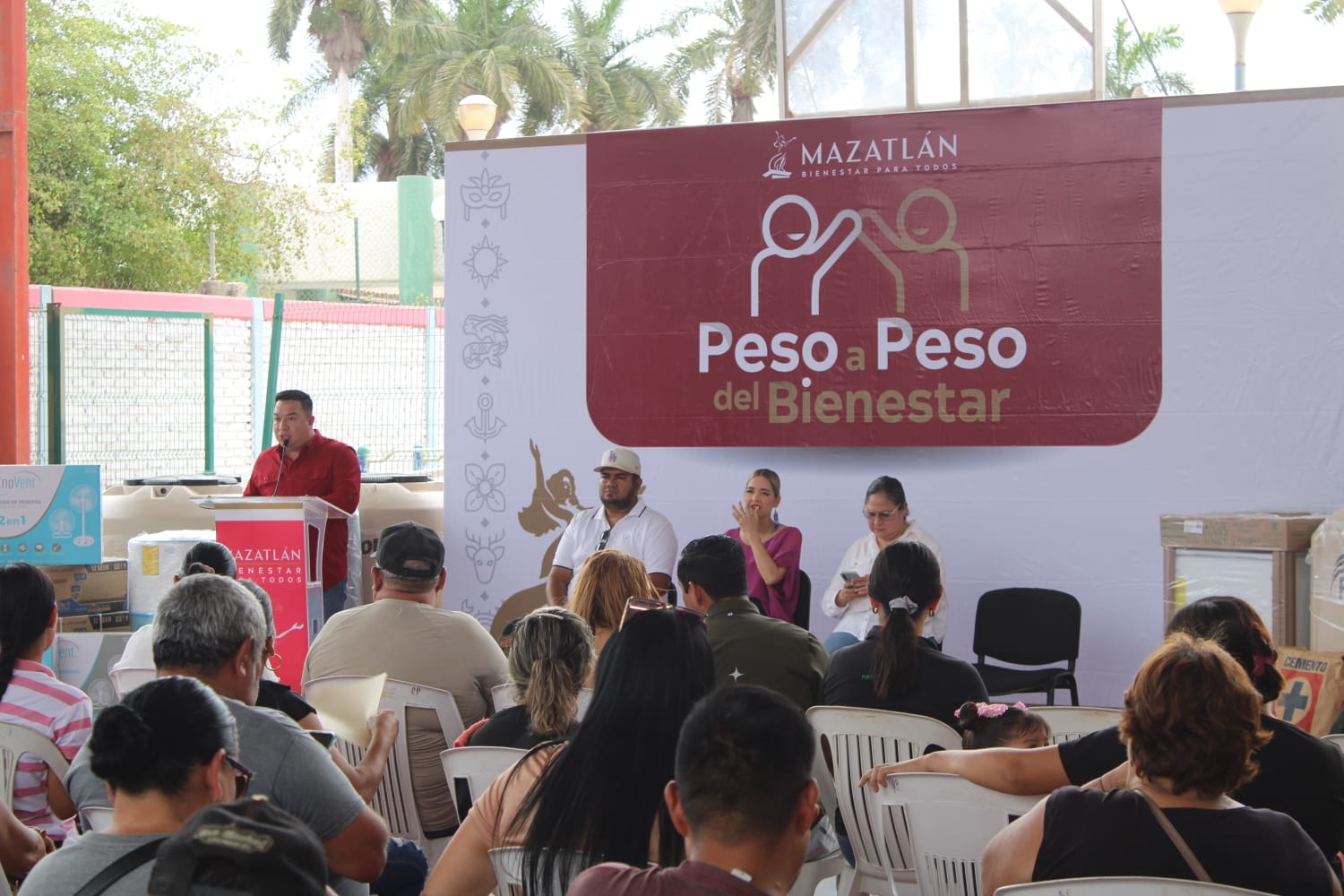 Entregan 175 apoyos de Peso a Peso a familias de 14 comunidades rurales de Mazatlán