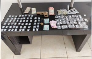 Arma y drogas aseguradas en Culiacán