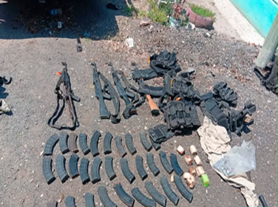 Decomiso en El Rosario y Mazatlán, Sinaloa