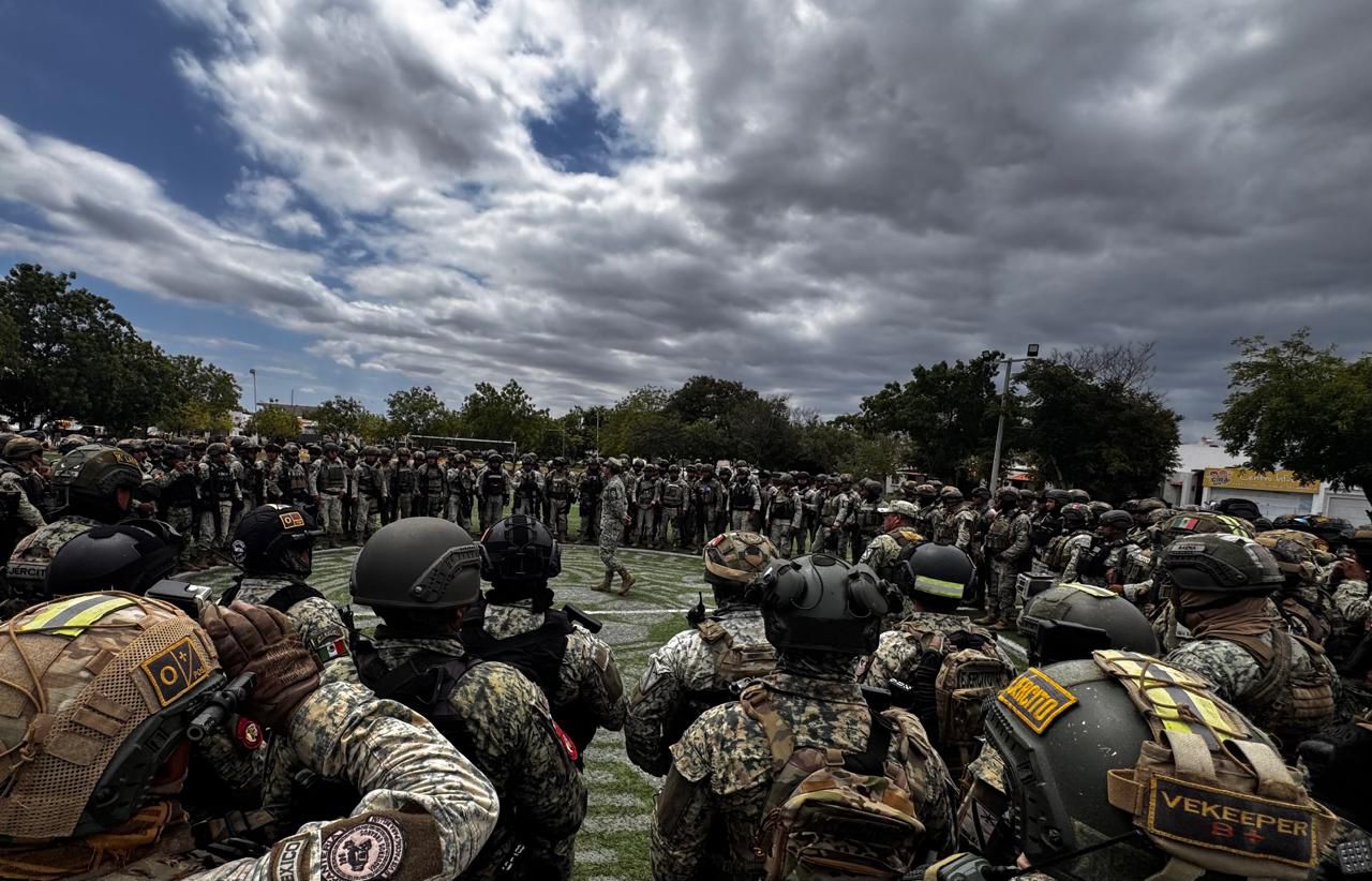 Arriban elementos del Ejército Mexicano a Culiacán, Sin.