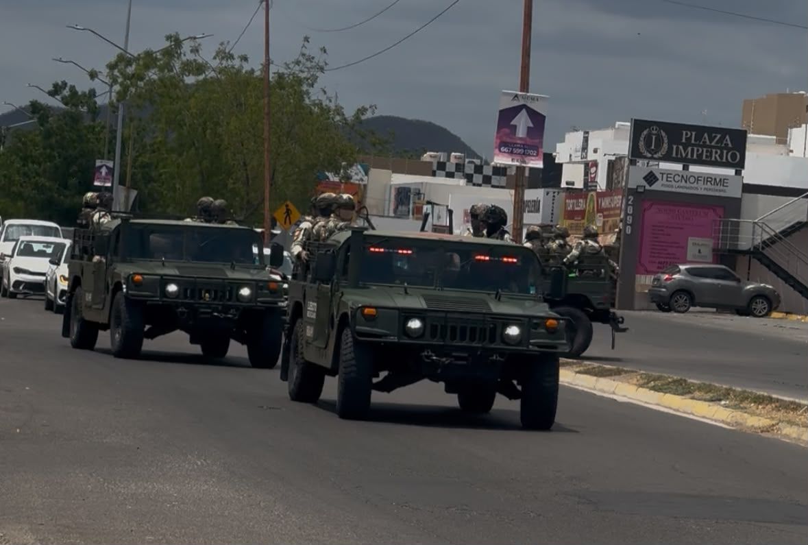 Arriban elementos del Ejército Mexicano a Culiacán, Sin.