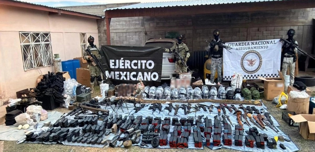 Aseguramiento de arsenal en Durango