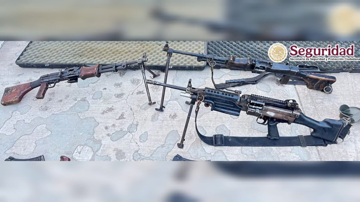 aseguran 50 armas cerca de jesus maria y la presa del varejonal culiacan sinaloa