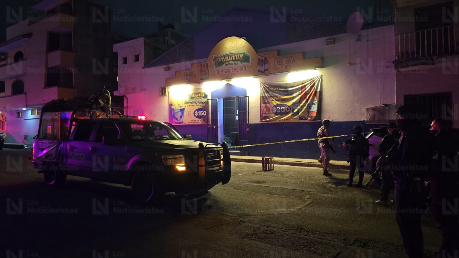 Asesinan a hombre en el bar El Cactus, en Culiacán