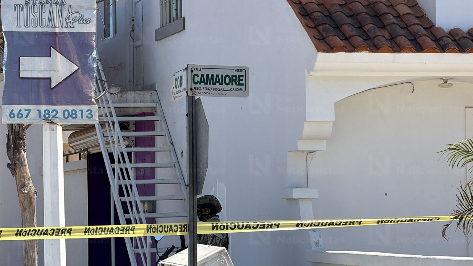 Ataque armado en el fraccionamiento Stanza Toscana en Culiacán