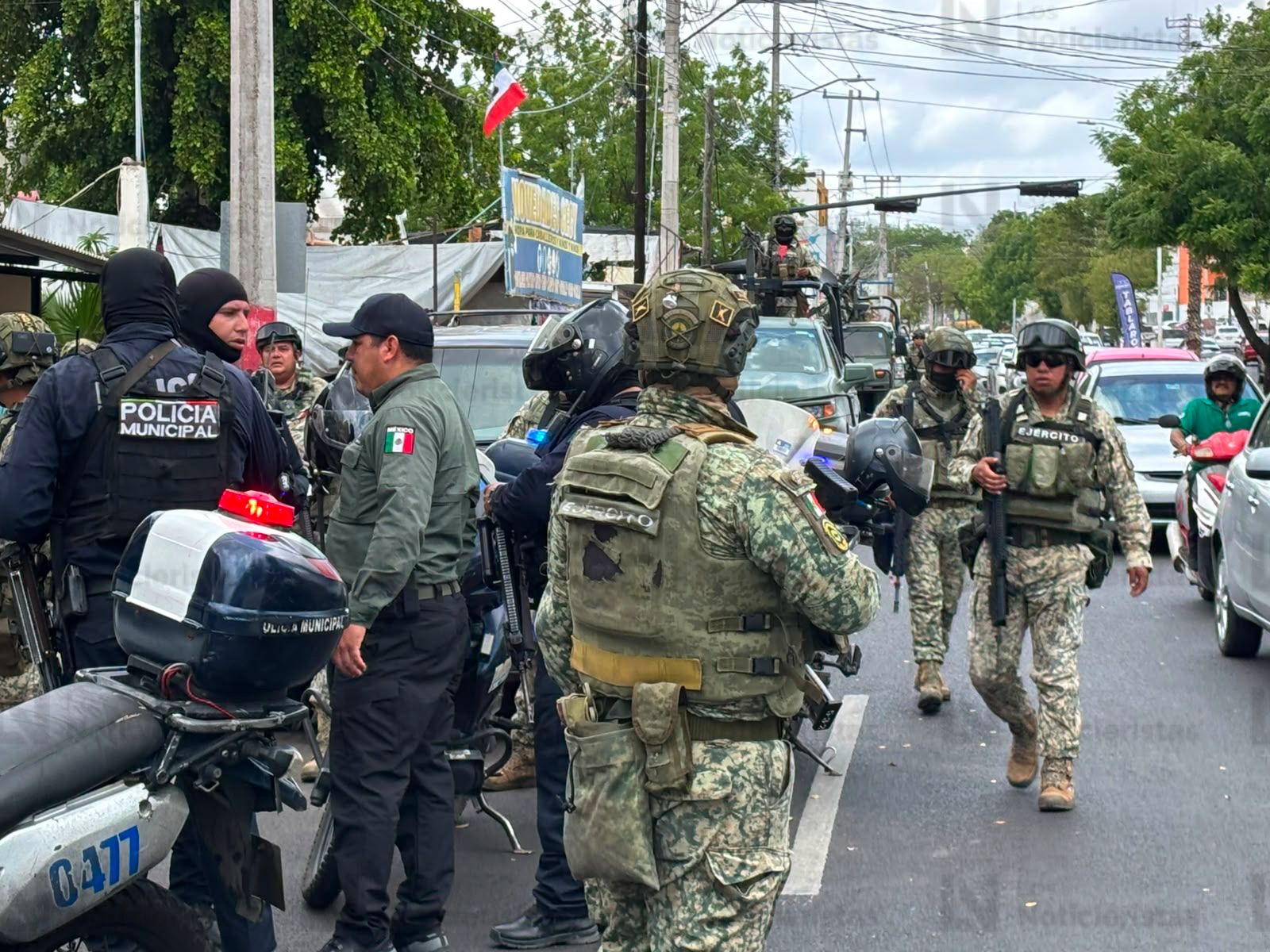 Ataque aramdo en el sector Lomas del Boulevard o Salvador Alvarado