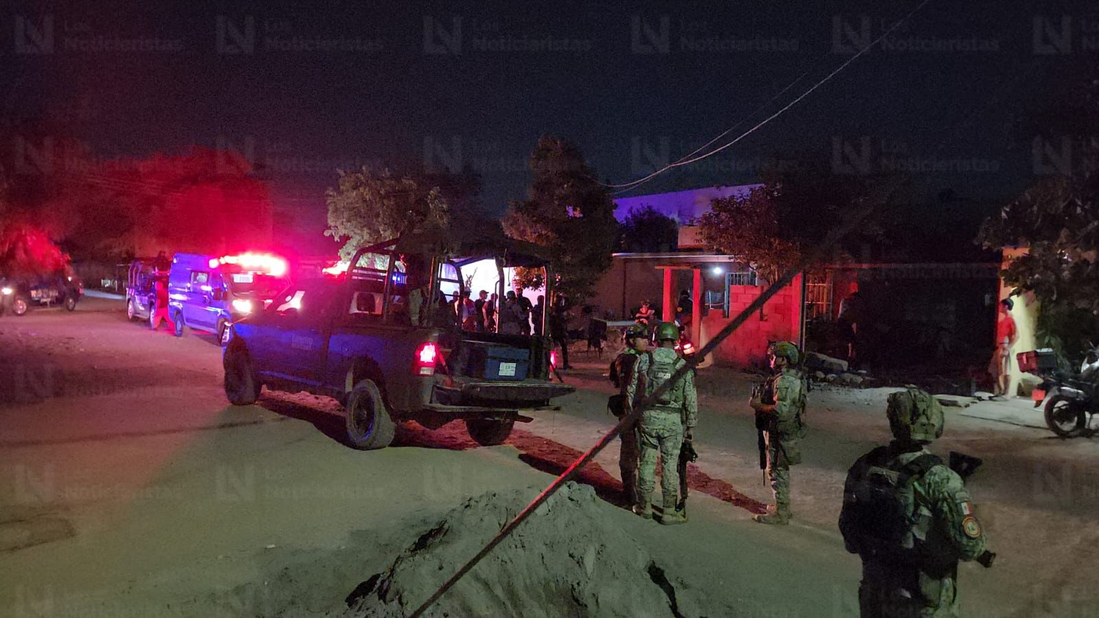 Ataque armado en la Col. Pemex de Culiacán, Sinaloa, deja dos muertos y un herido