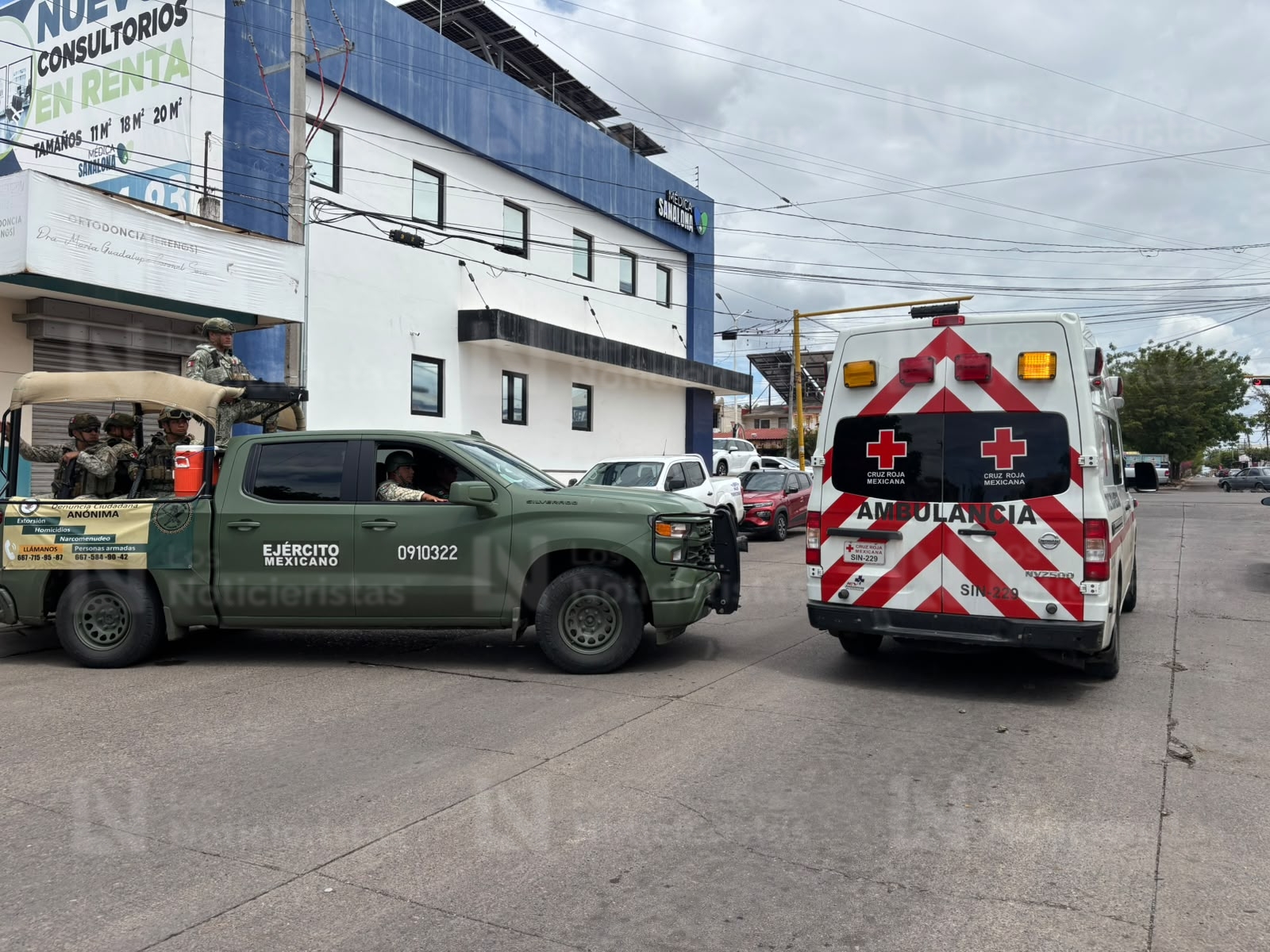 Ataque armado contra tripulantes de un vehículo en la Miguel Hidalgo de Culiacán