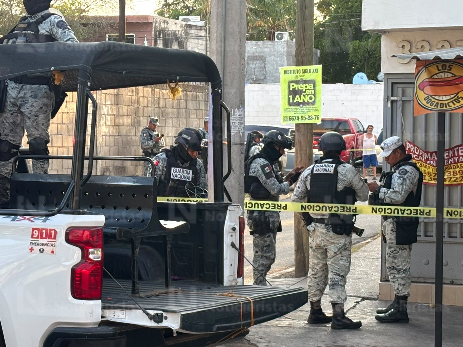 Atacan a balazos a en el fraccionamiento Los Ángeles de Culiacán