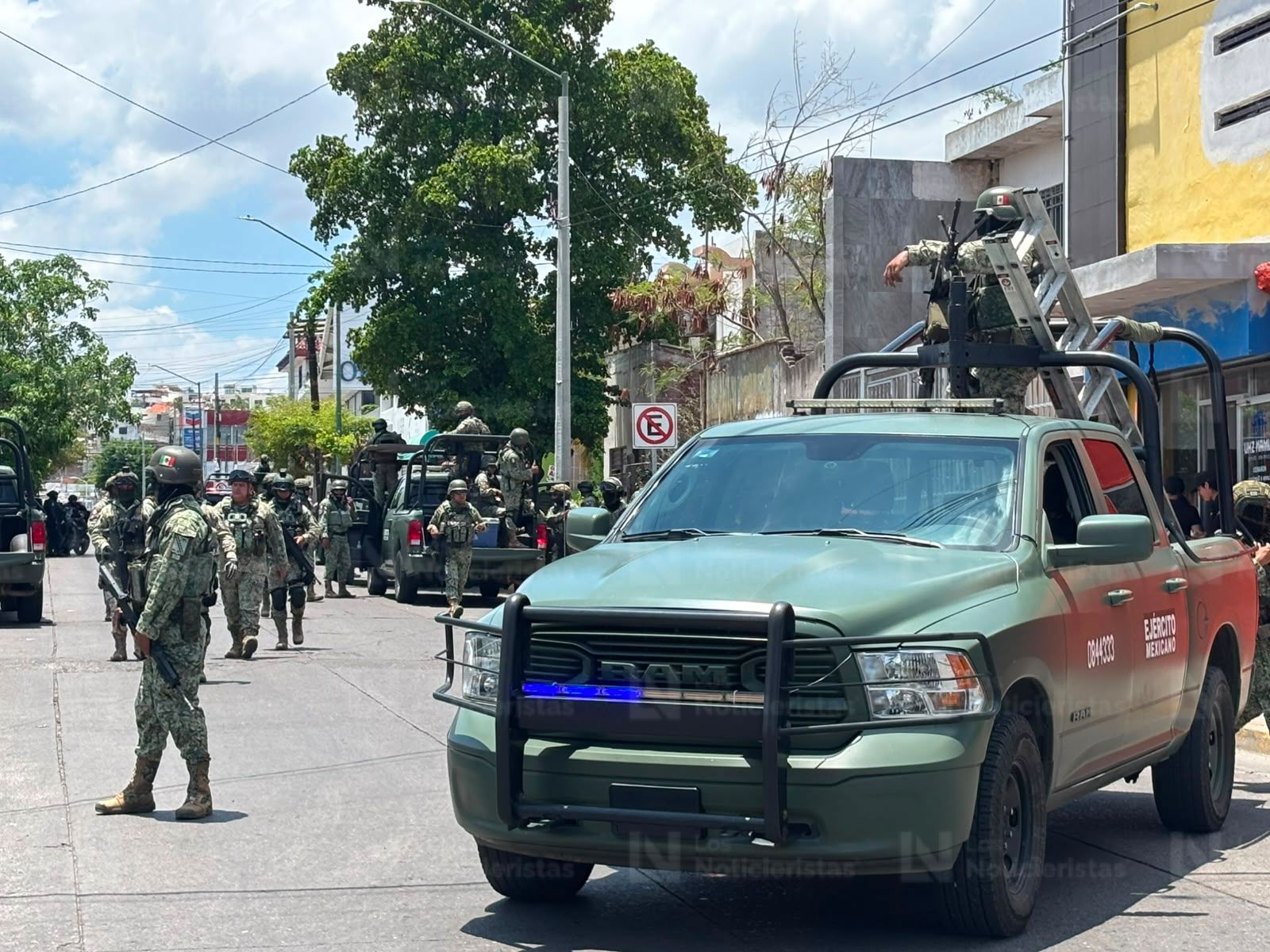 Ataque a balazos en la colonia Los Pinos de Culiacán
