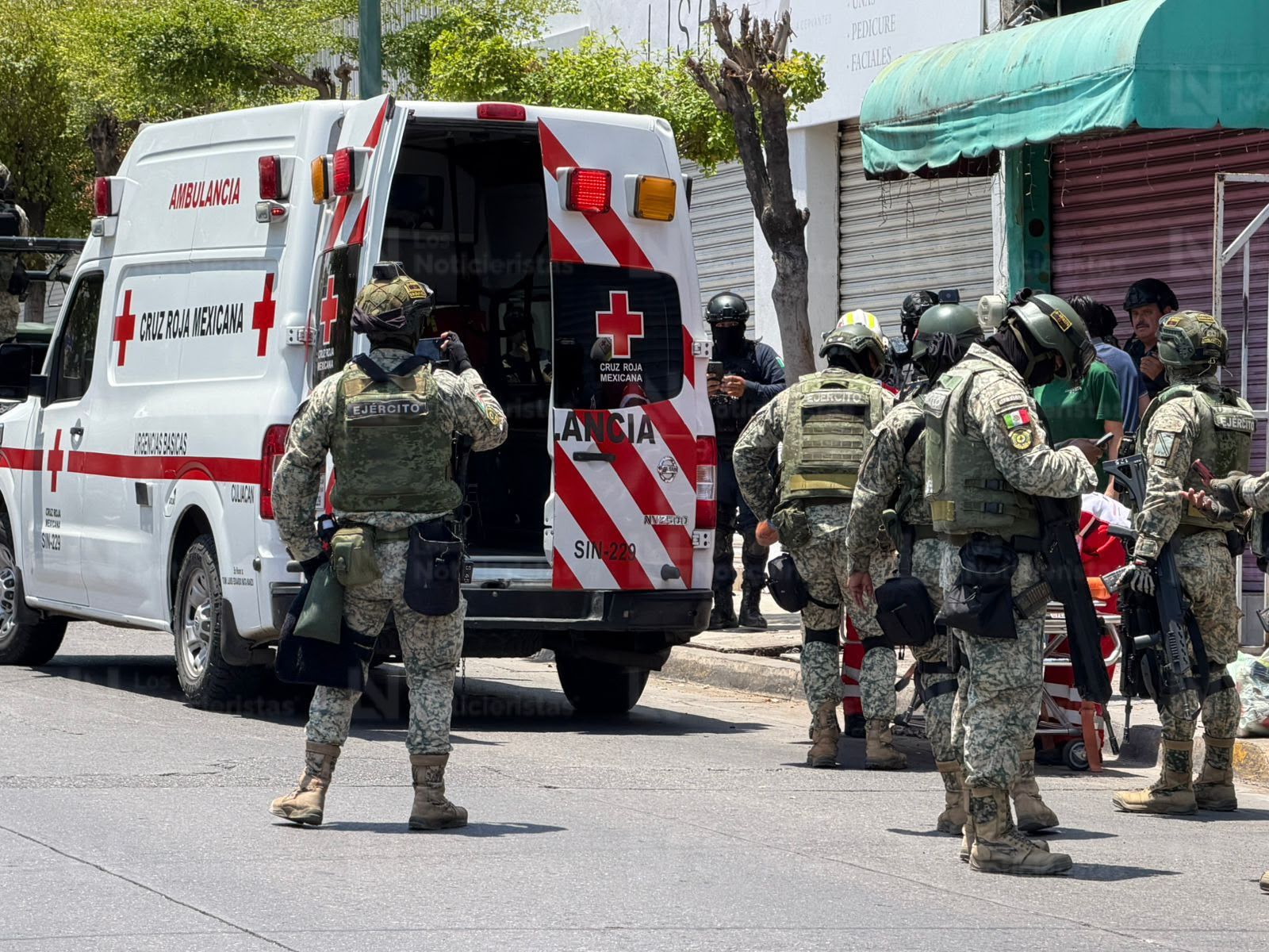 Ataque a balazos en la colonia Los Pinos de Culiacán