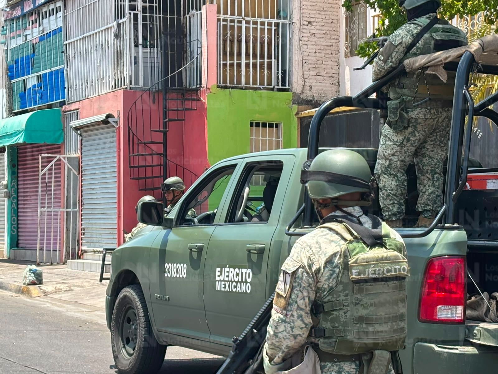 Ataque a balazos en la colonia Los Pinos de Culiacán