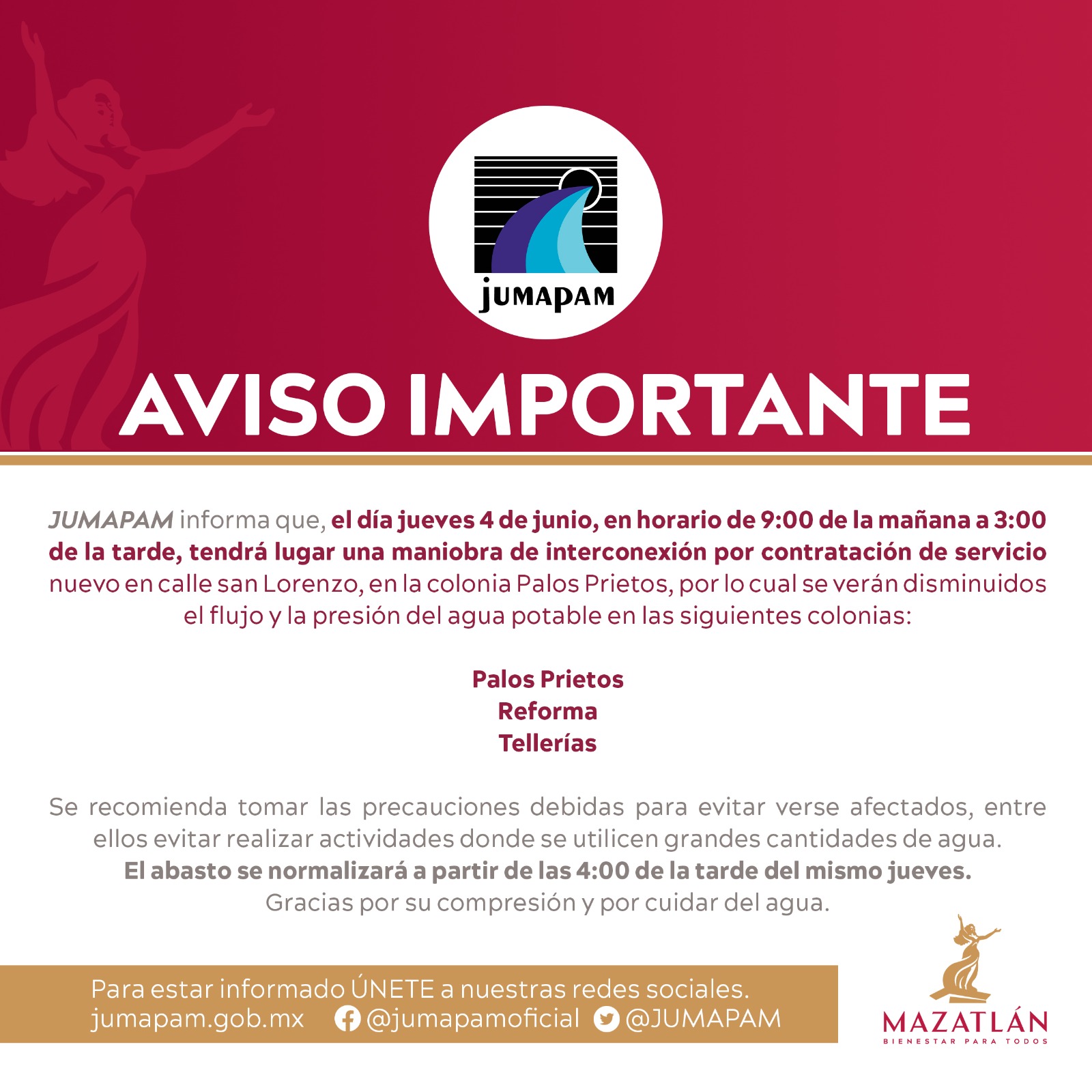 aviso jumapam 2 jun 2026