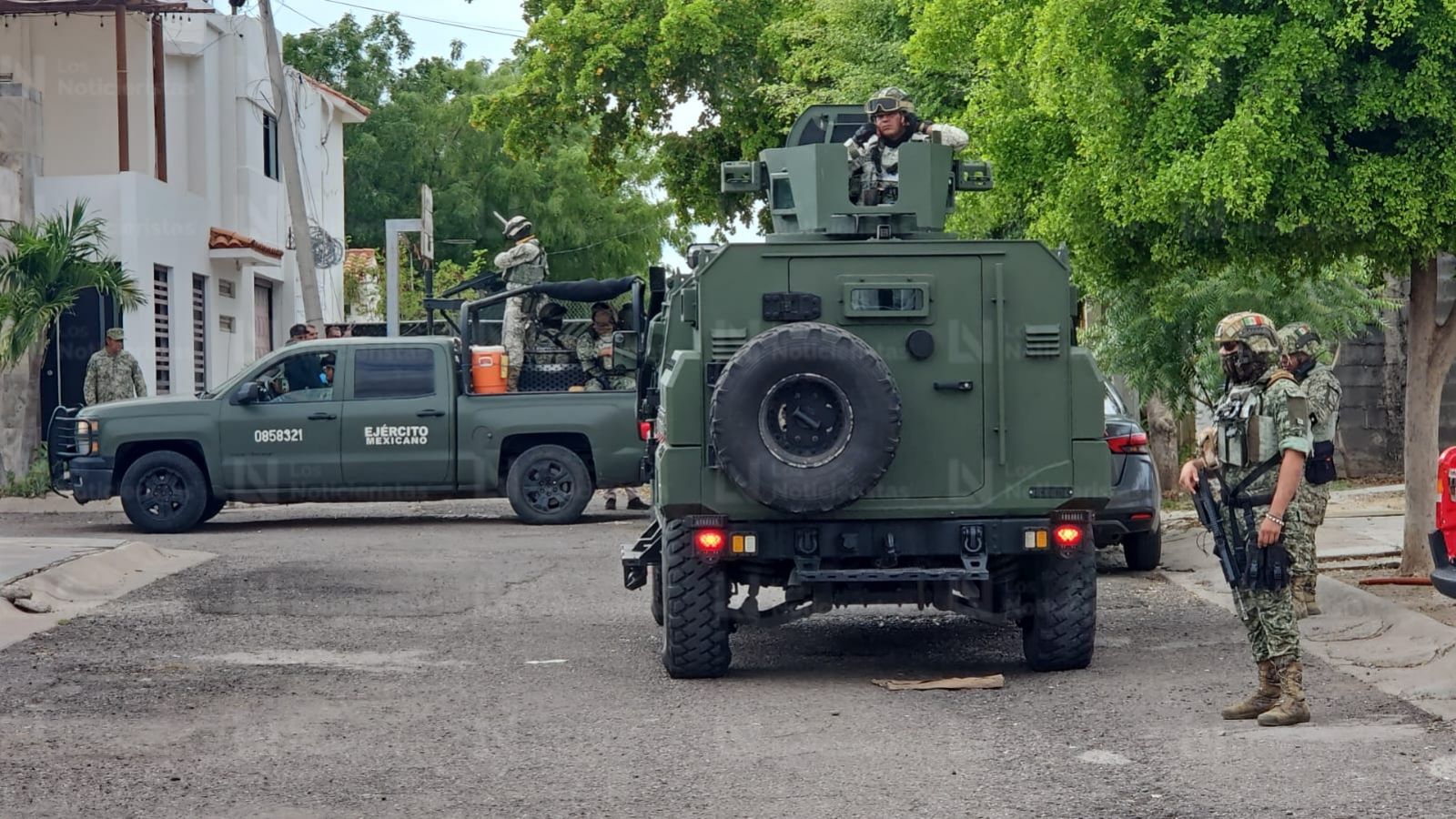 Balacera en Acueducto de Culiacán